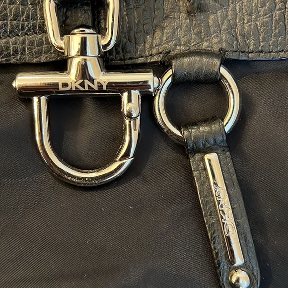 DKNY Oversized Nylon Leather and Suede Tote - Picture 14 of 14